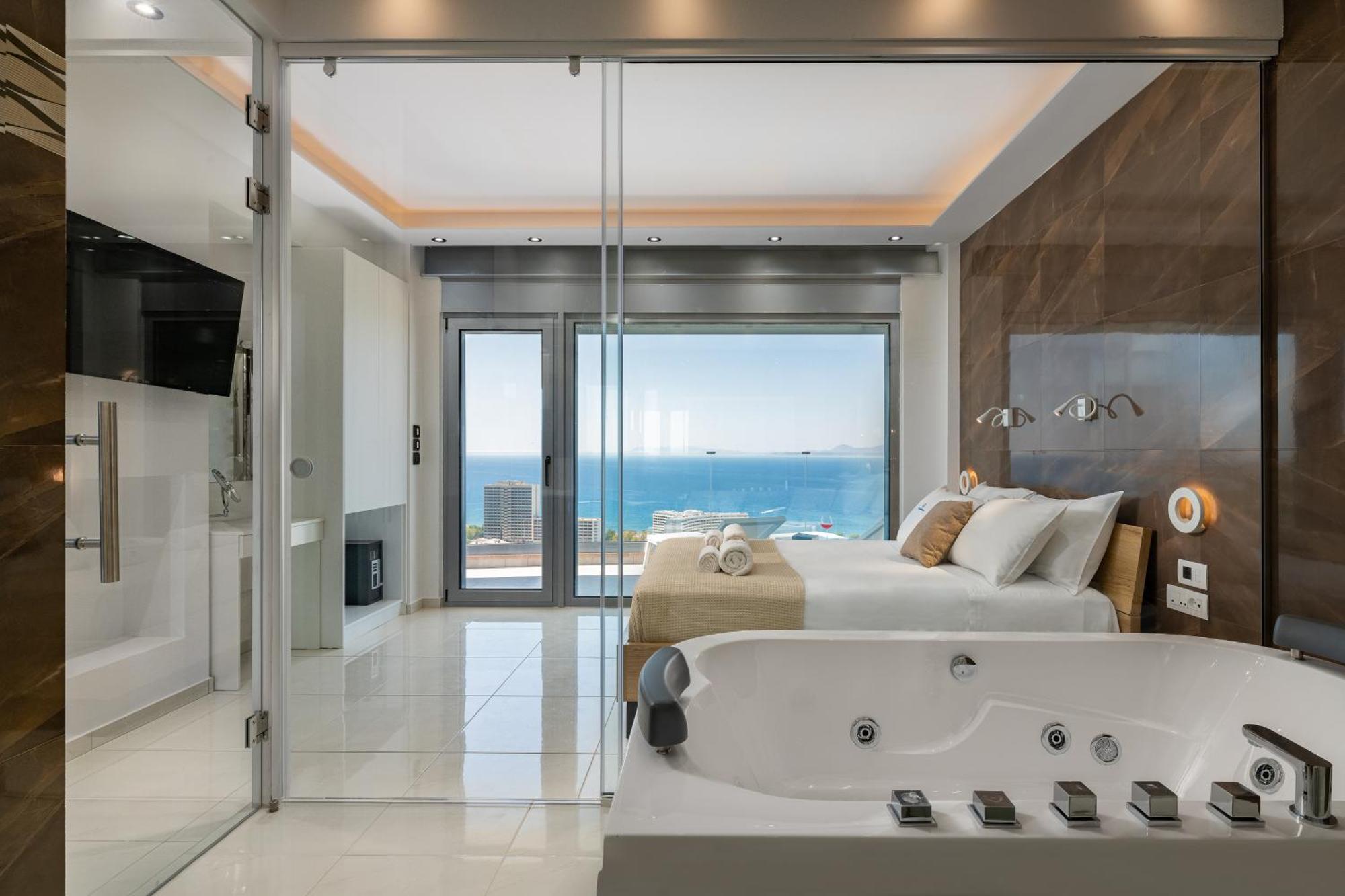 Rhodesrentalsgr Presents Rhodes Skyline Apartmán